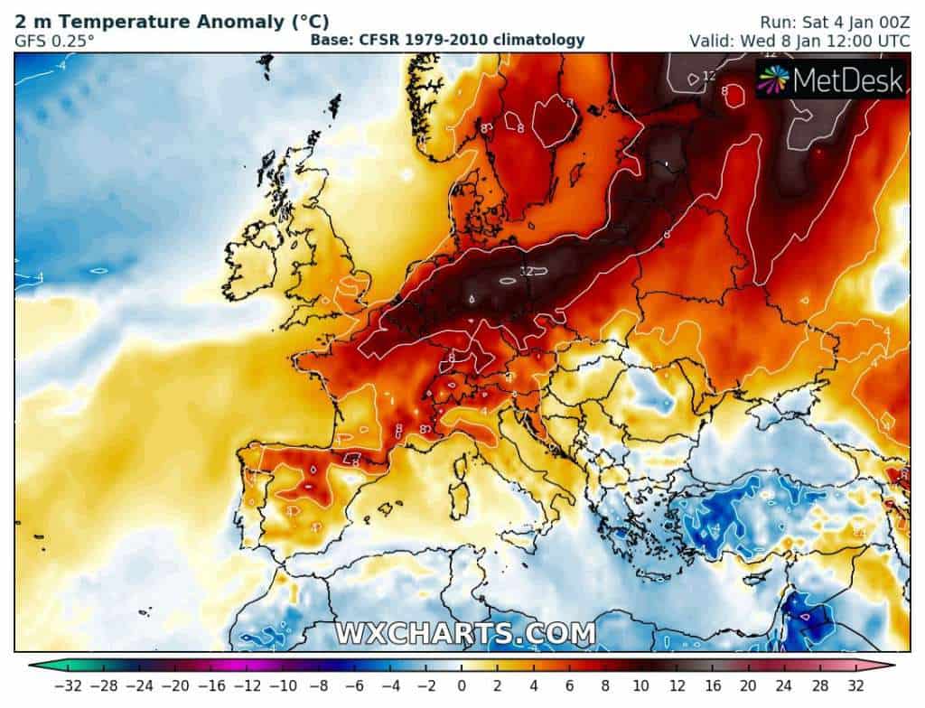 Pogoda Dlugoterminowa Na 16 Dni Dla Polski Nawet 12 Stopni Na Plusie Wysokie Anomalie Temperatury I Epizody Z Chlodem Oraz Burze W Europie Fani Pogody