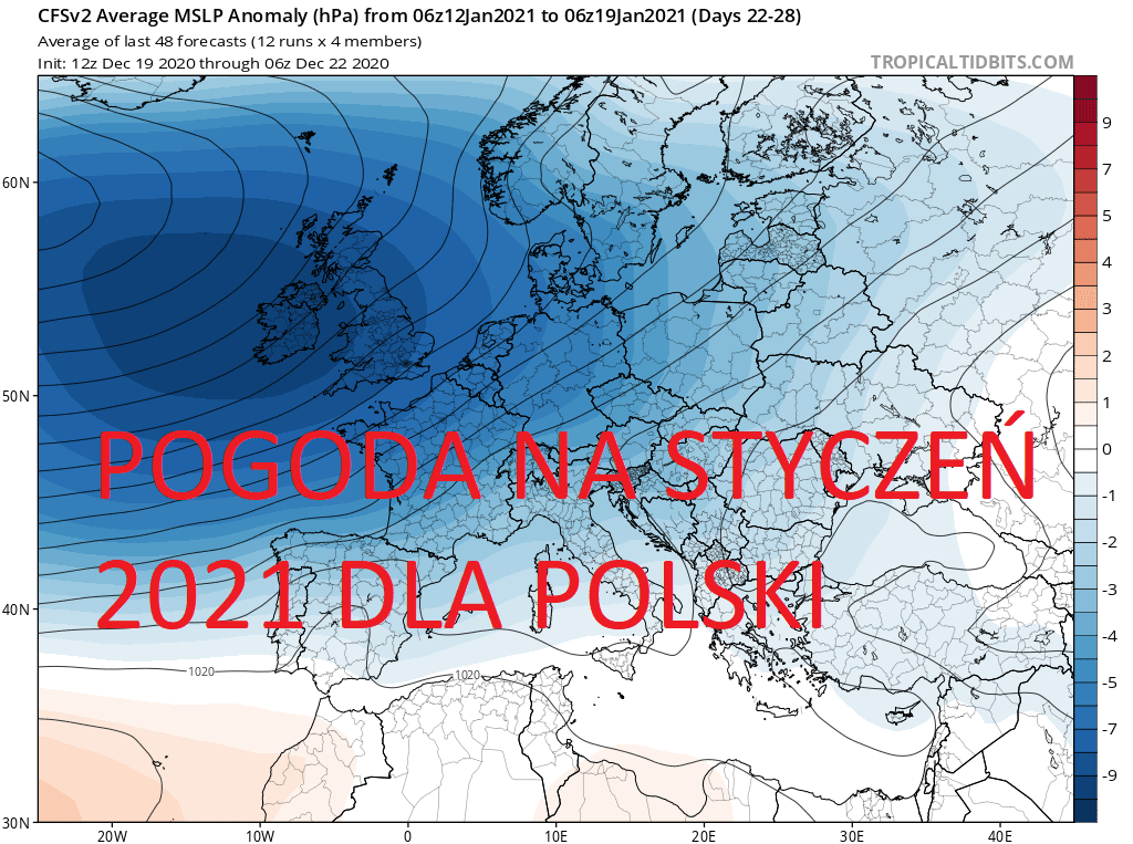 Pogoda Dlugoterminowa Na Styczen 2021 Silny Wzor Zachodni Czeste Opady A Nawet Burze W Polsce Fani Pogody