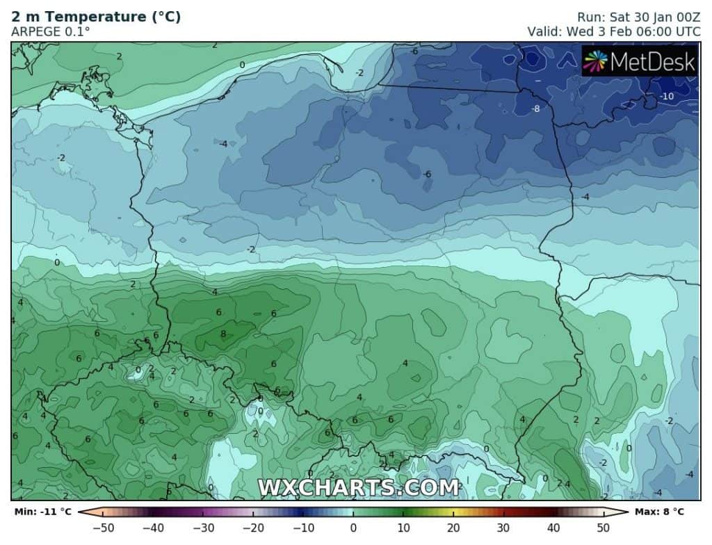 Pogoda Mroz 20 C Na Poczatku Lutego 2021 W Polsce Potem Krotka Odwilz Fani Pogody