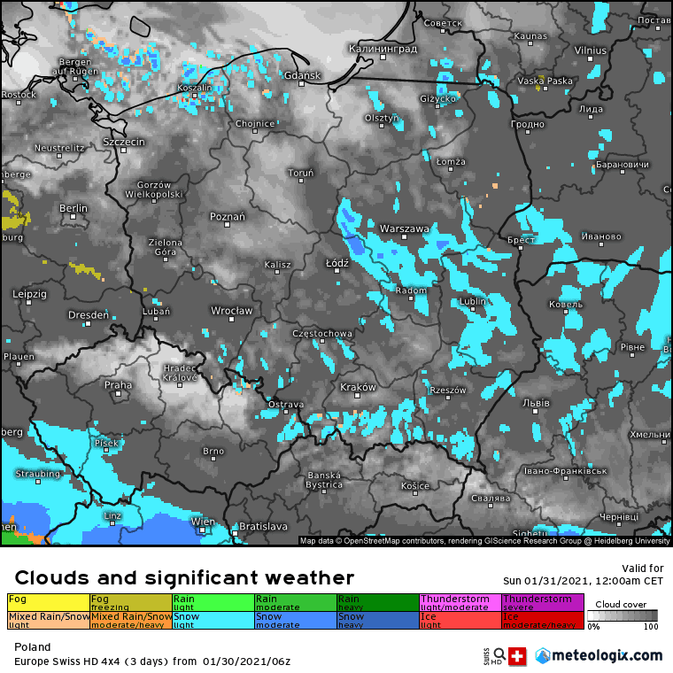 Śnieg w Polsce