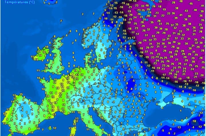 Potężny mróz na wchodzie Europy