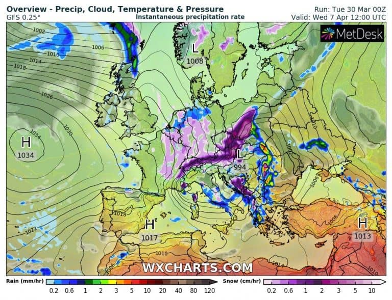 Mróz i atak zimy nadejdzie do Europy w kwietniu