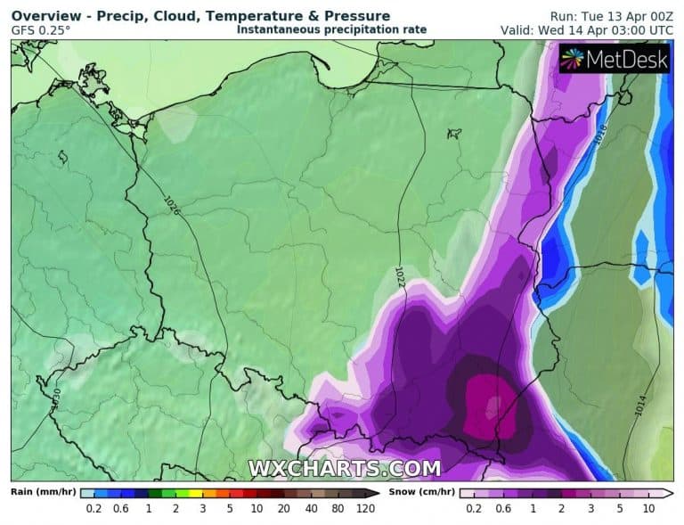Pogoda na dziś 14 kwietnia dla Polski