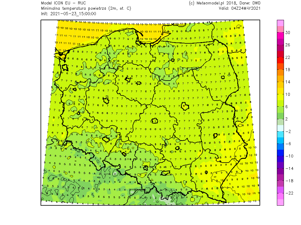 Niska temperatura w Polsce 