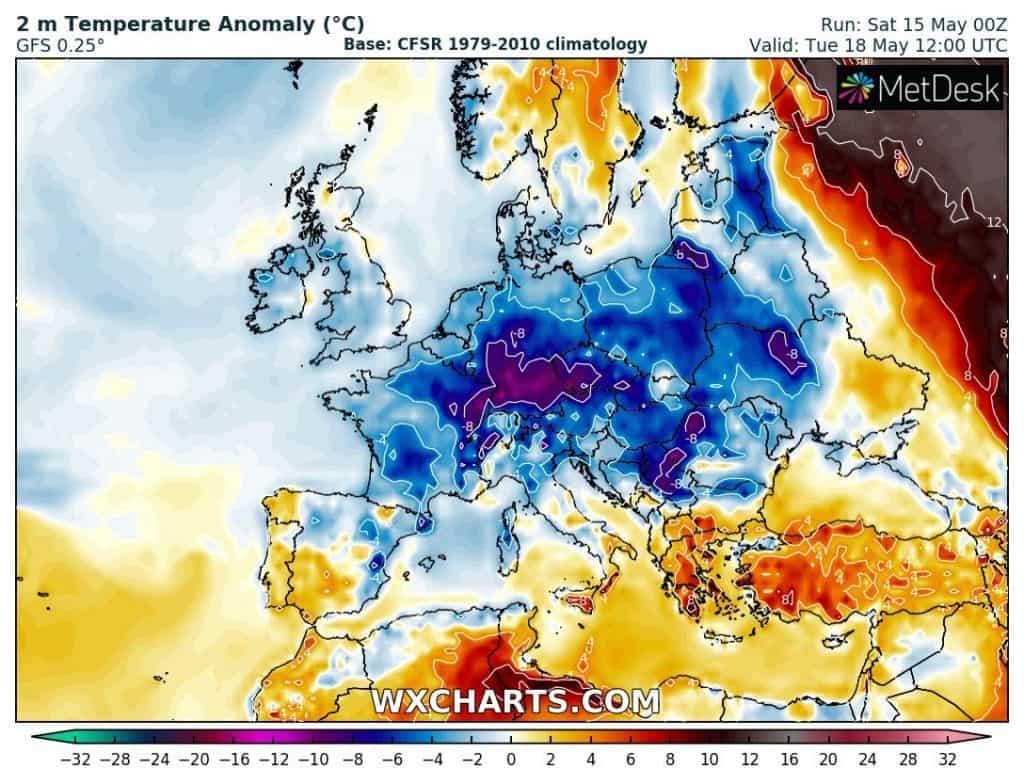 Anomalia temperatury