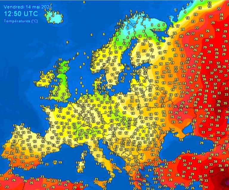 Gorąco na północy Europy