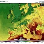 SIlny upał w Europie na koniec maja