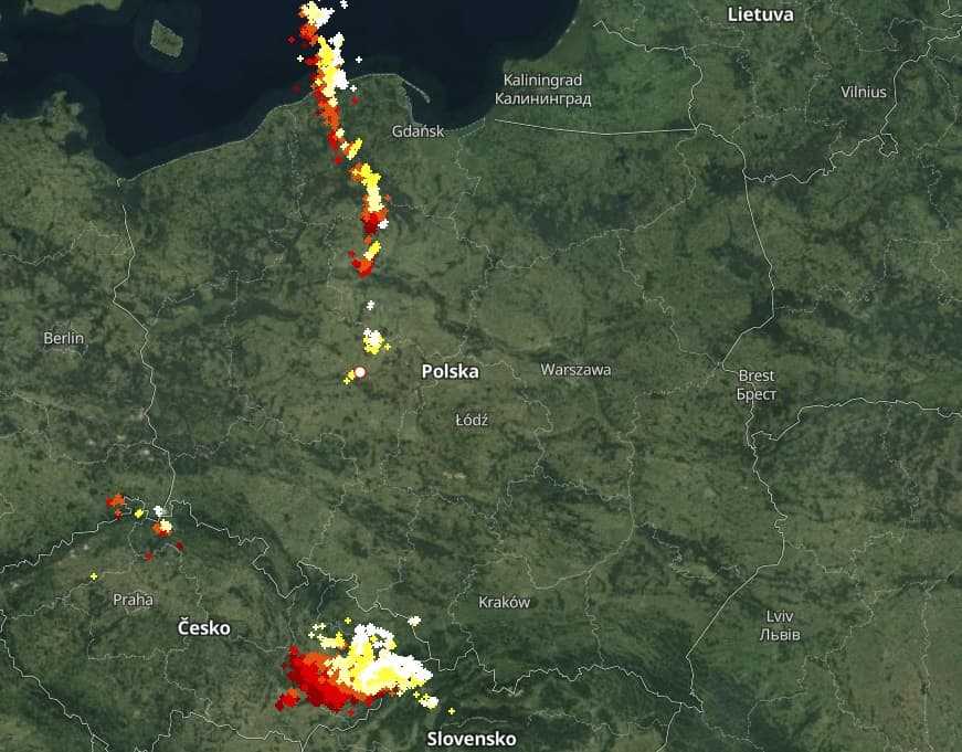 Burze od rana nad Polską