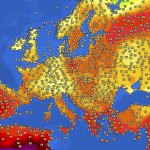 Pogoda w Europie. Upał i burze