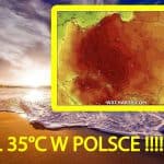 Upał 35 stopni w Polsce. Fala upałów w czerwcu