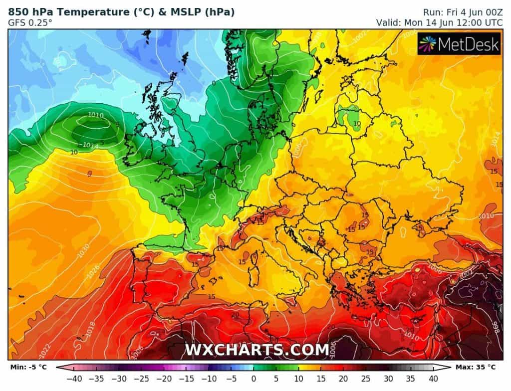 Upał w Europie, gorąco w Polsce