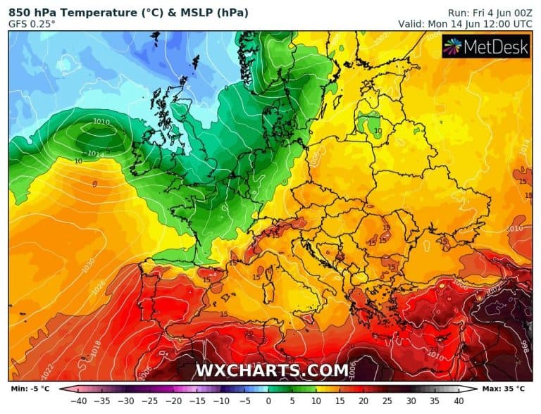 Upał w Europie, gorąco w Polsce
