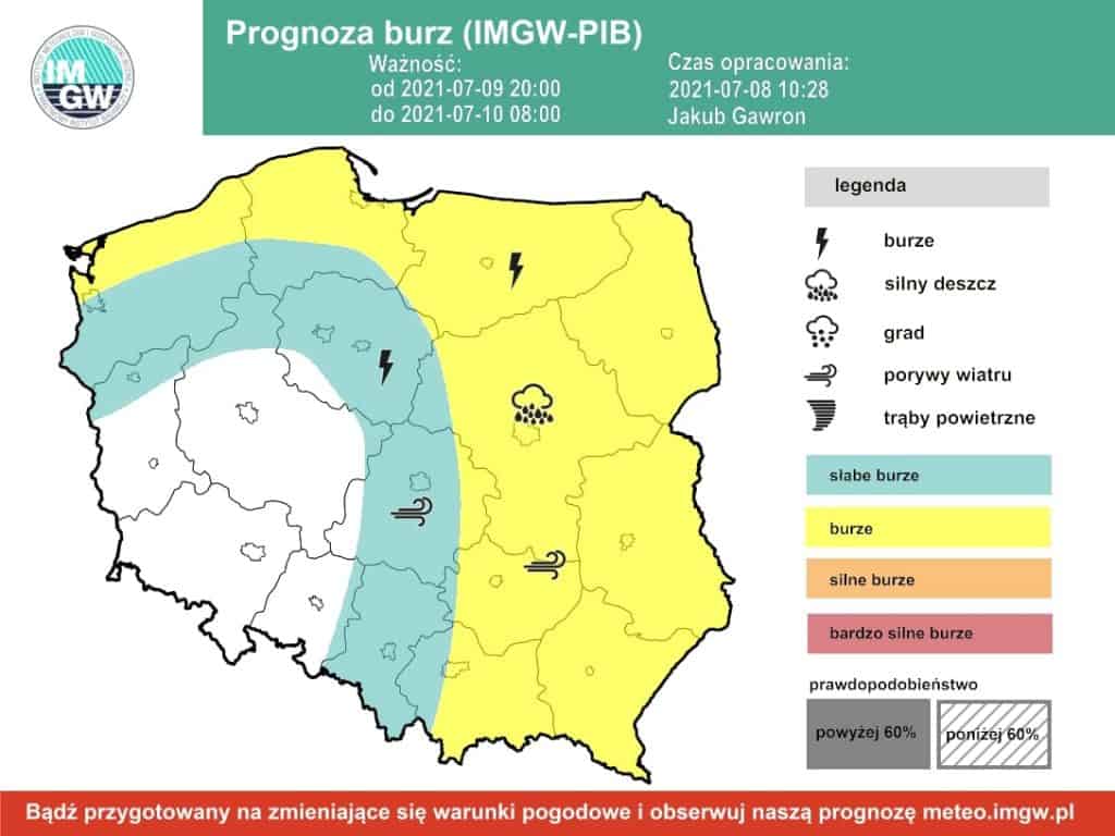 Pogoda. Burzowa noc 