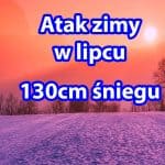 Mróz i atak zimy w lipcu. Ponad 130 cm śniegu w Australii
