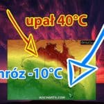 Mróz na południu, upał na północy