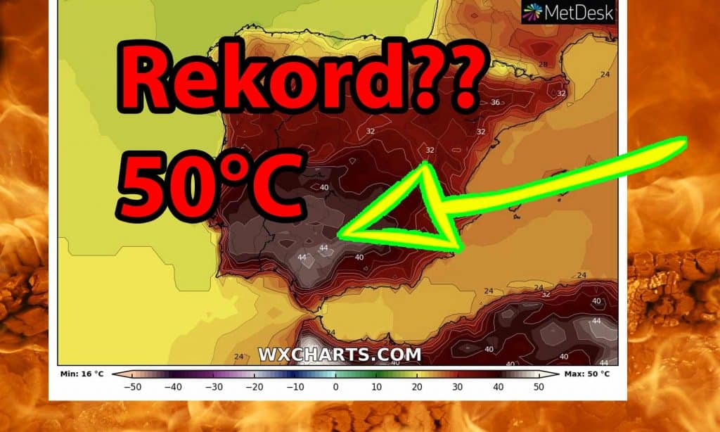 Rekordowy upał w Hiszpanii? Czy padnie 50 stopni Celsjusza?