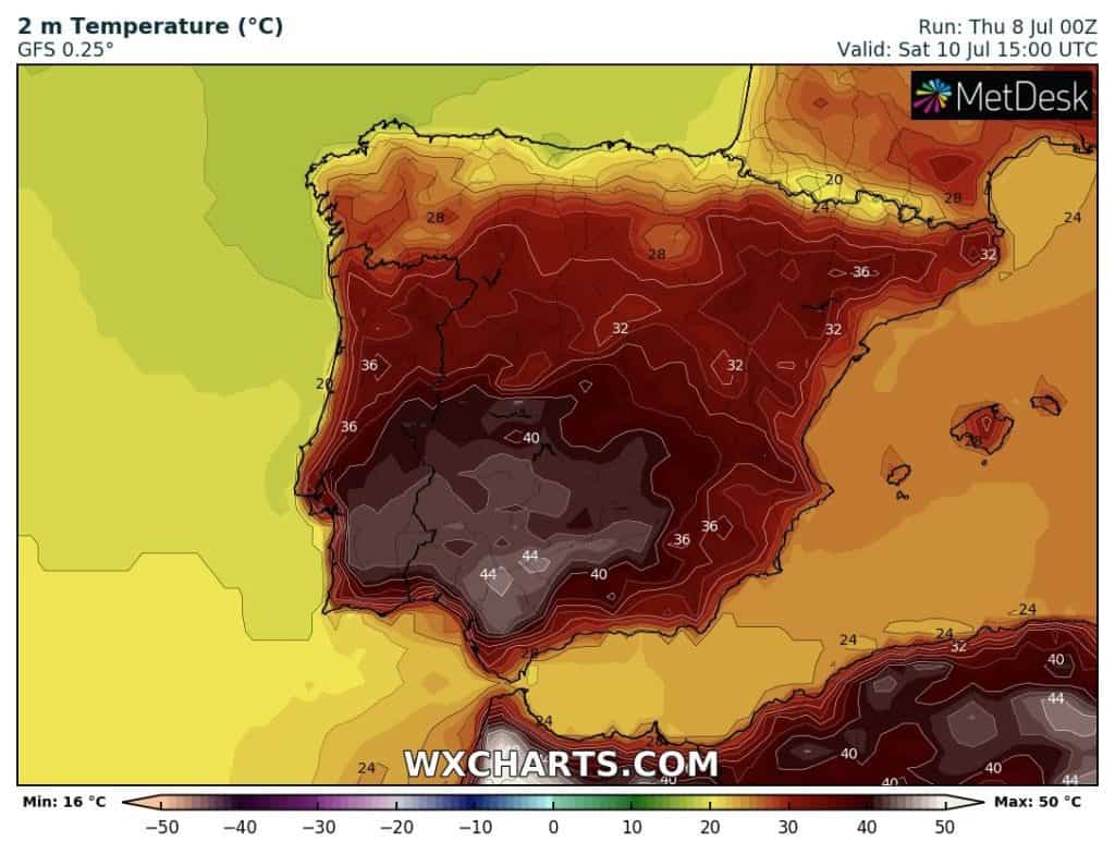 Upał w Hiszpanii. Czy padnie rekord temperatury?