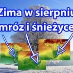 Atak zimy w sierpniu 2021. Mróz i śnieżyce