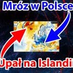 Mróz w Polsce, a upał na Islandii