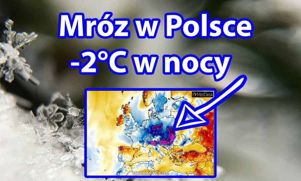 Ochłodzenie w Polsce i regionie. Pojawiły się przymrozki