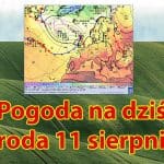 Pogoda na dziś, środę 11 sierpnia dla Polski