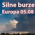 Silne burze i nawałnice pojawią się dziś w Europie