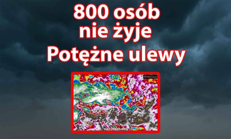 Ulewy, monsun i powódź w Azji. 811 osób nie żyje