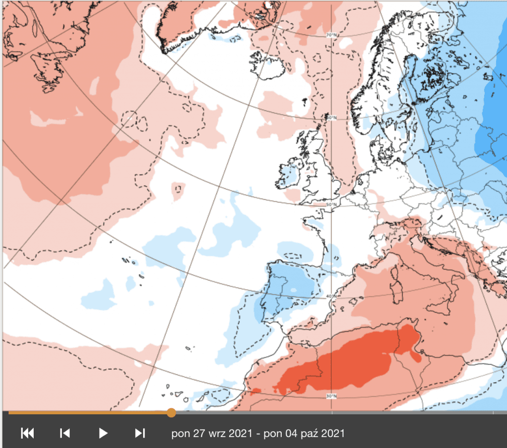 ECMWF i chłodne powietrze oraz pogoda w Polsce