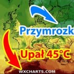 Upał na południu przymrozki na północy Europy
