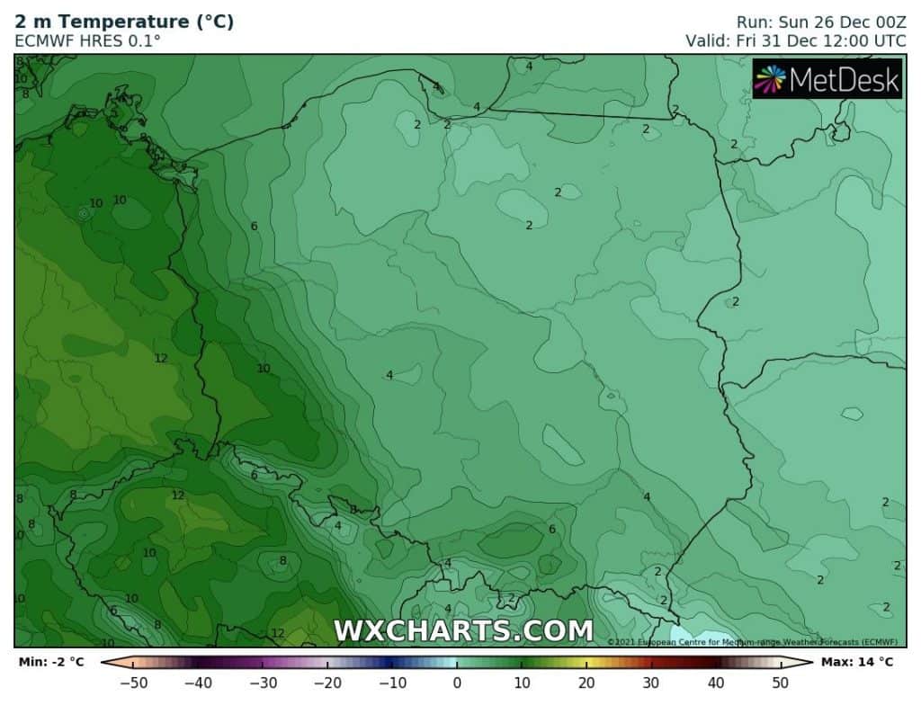Mróz dwucyfrowy nagle ustąpi. Czeka nas gwałtowna odwilż i zanik pokrywy śnieżnej na nizinach w Polsce