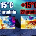 Mróz minus 15, a następnie plus 15 stopni