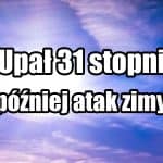Upał, a później atak zimy w grudniu