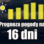 Prognoza pogody na 16 dni dla Polski