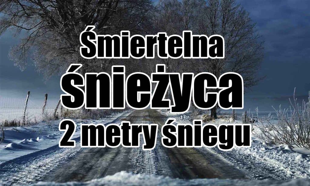 Silna śnieżyca do 200 cm śniegu. Kiedy śnieg w Polsce?