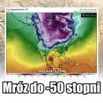 Mróz do minus 50 stopni w Ameryce