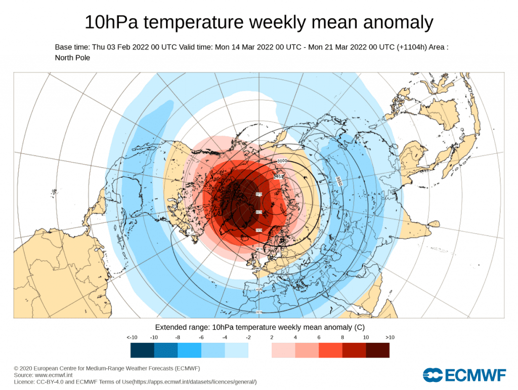 wir polarny odsuwa się nad Syberię 