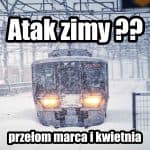 Atak zimy przełom marca i kwietnia