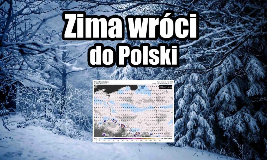 Atak zimy na koniec marca w Polsce