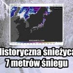 snieżyca przyniosła nawet 7 metrów śniegu