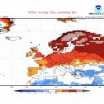 temperatura powyżej normy