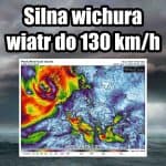 Silna wichura i wiatr 135 km/h nad Europą