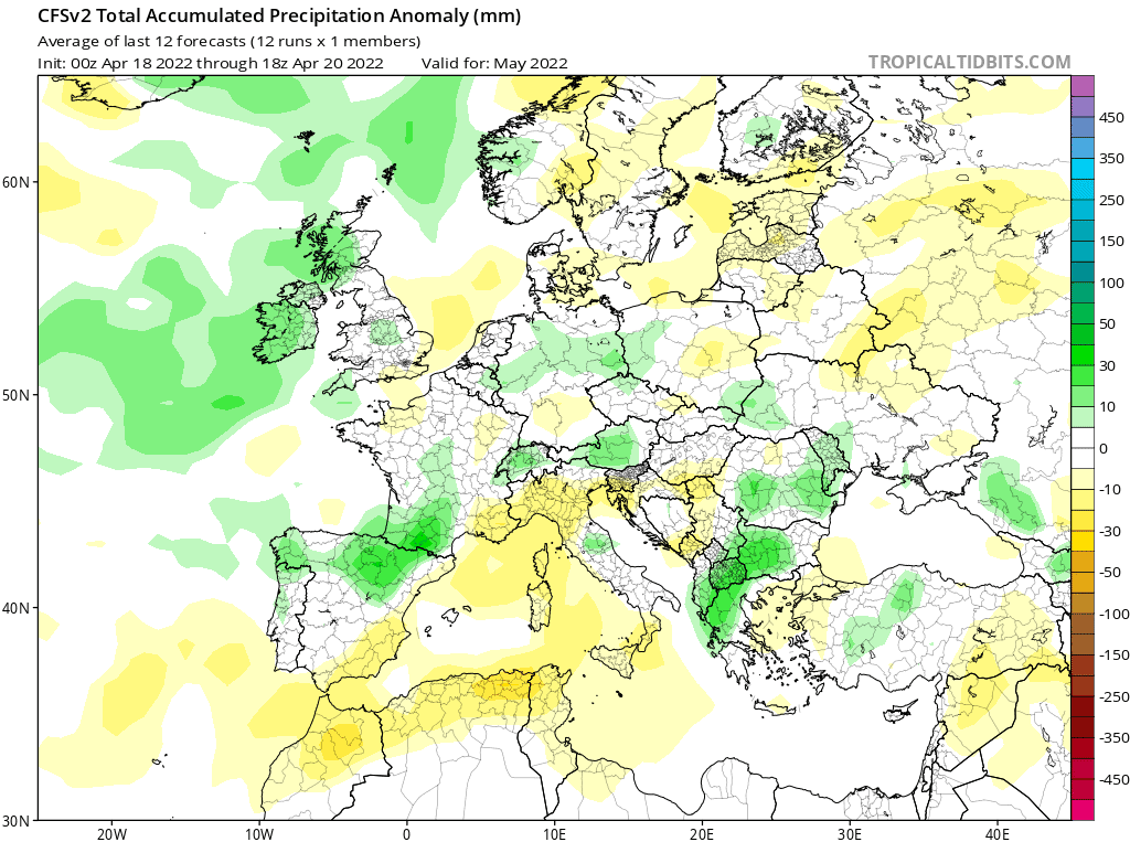 Prévisions météorologiques à long terme.  Mai 2022 humide en Pologne