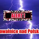 Burze i nawałnice w piątek 20 maja nad Polską