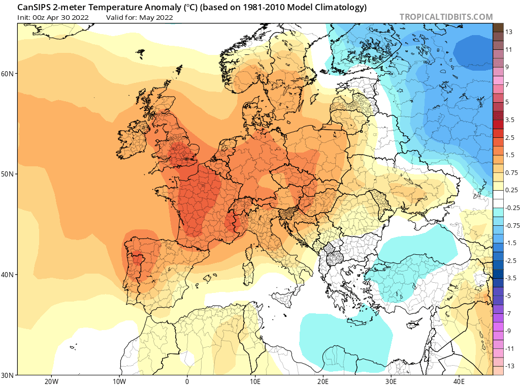 Tempo lungo a maggio 2022. Meno gelate, a volte tempeste, primi giorni caldi e caldo in Polonia