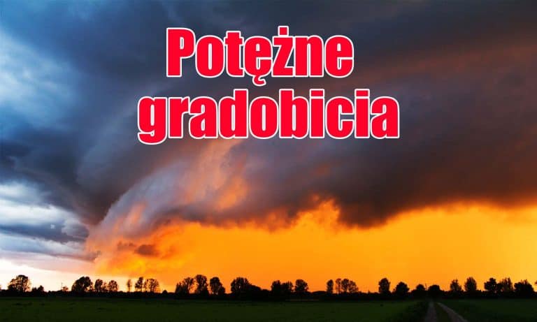 Grad na południu był olbrzymi. Uprawy rolne zniszczone