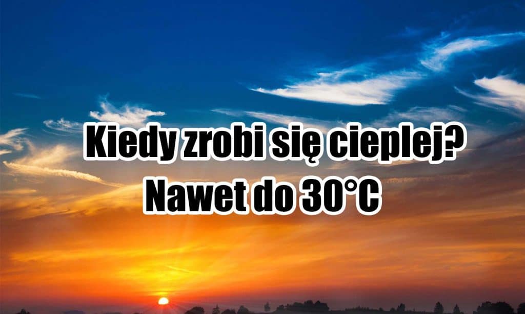 Gwałtowne ocieplenie w Polsce