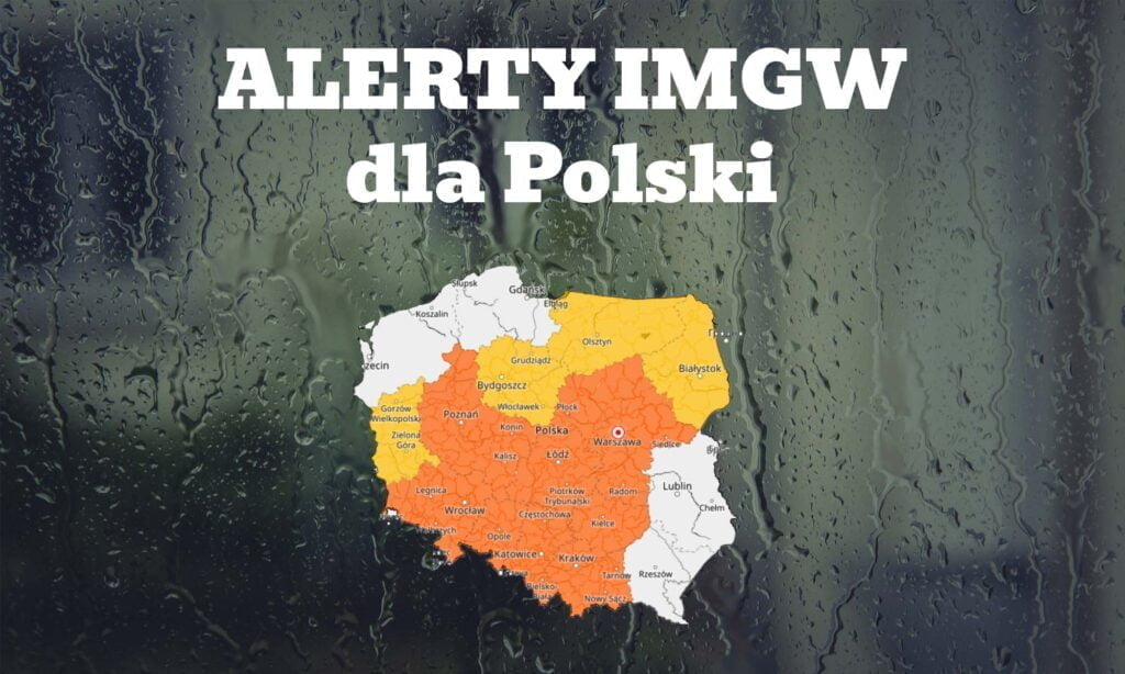 Alerty IMGW dla Polski. Ulewy w weekend 30-31 lipca