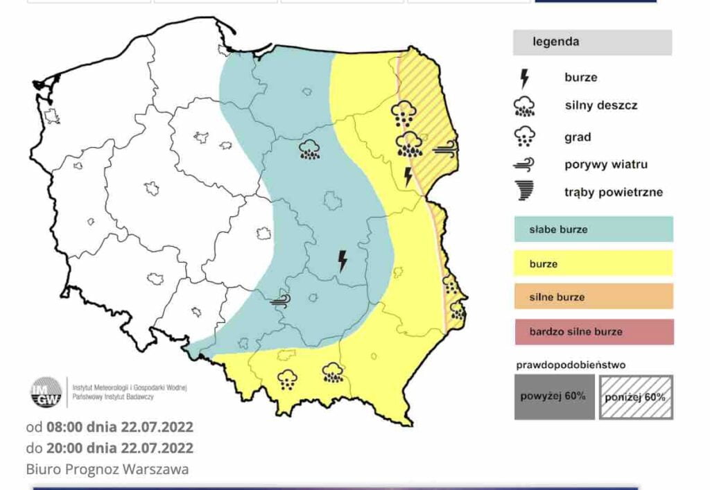 groźna pogoda w najbliższych dniach 