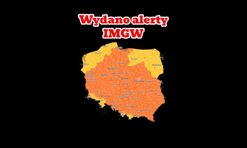 Alerty IMGW wydane dla Polski na 3-5 sierpnia