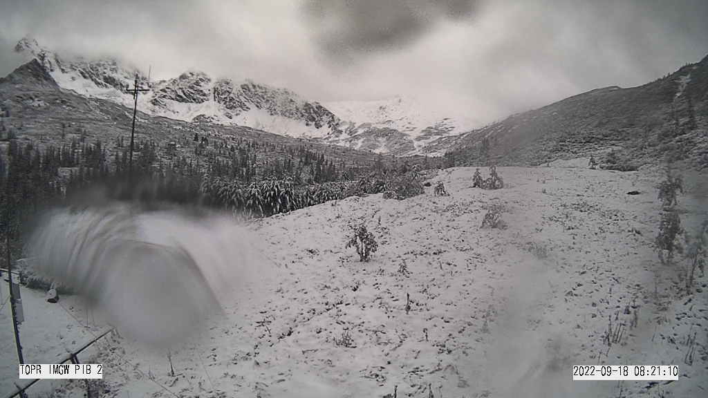 mroz i śnieg w Tatrach